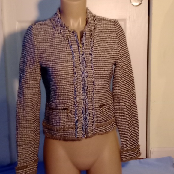Zara Jackets & Blazers - *  ZARA TWEED CROPPED JACKET , SIZE SMALL